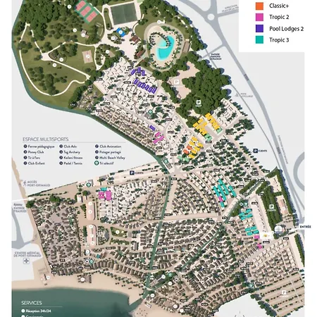 Kemping Mobil Home, Les Prairies De La