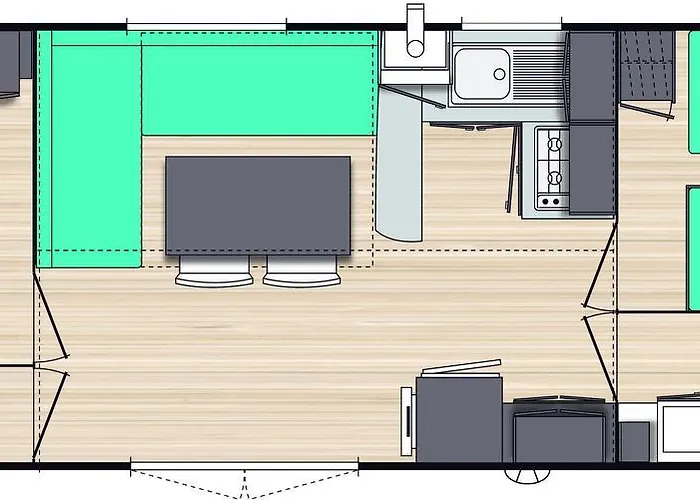 Mobil Home, Les Prairies De La 营地 格里莫